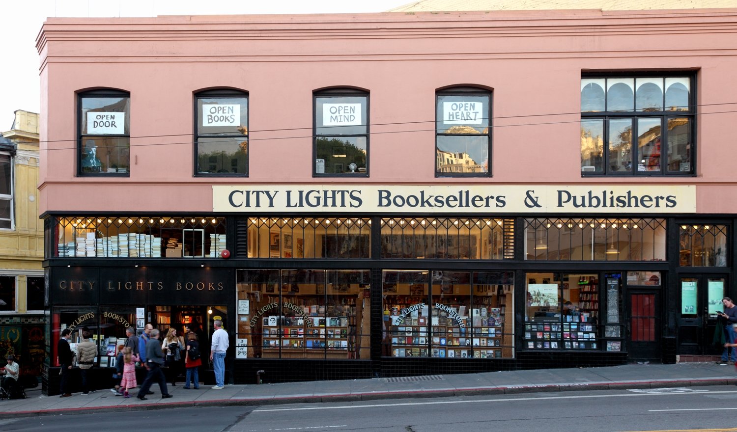 Famous City Lights Booksellers & Publishers in San Fran
